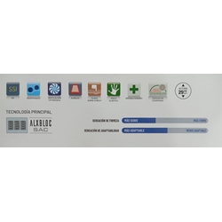 ALBILAX COLCHÓN DE MUELLE ENSACADO PREMIUM ZONE - Imagen 2