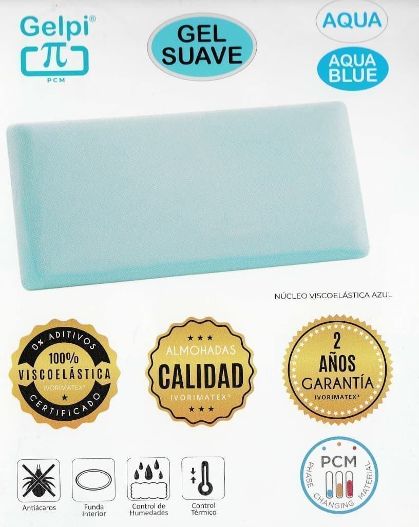 ALMOHADA GELPI GEL SUAVE AQUA - Imagen 2