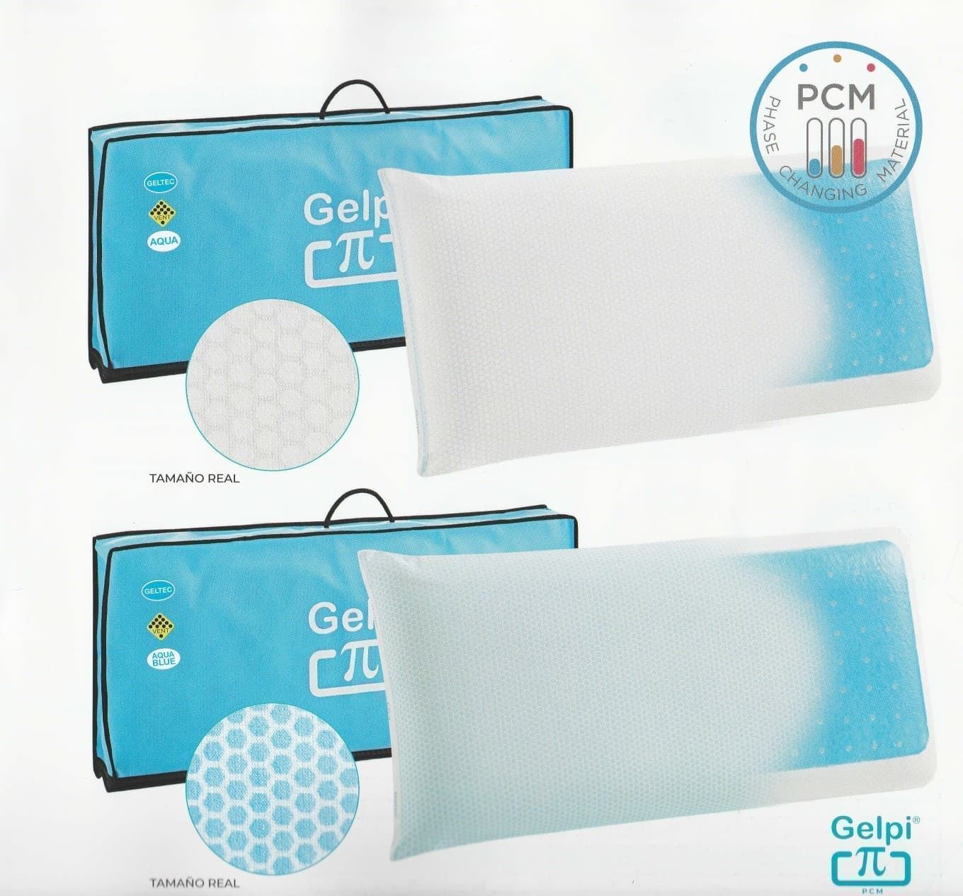 ALMOHADA GELPI GELTEC VENT AQUA - Imagen 1