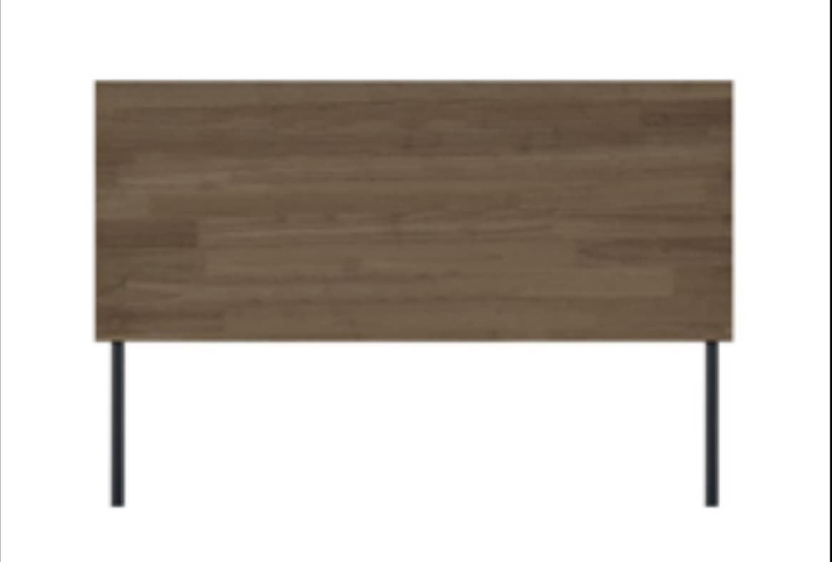 CABECERO CAMA 100 INDUSTRIAL ROBLE AMERICAN / NEGRO - Imagen 1