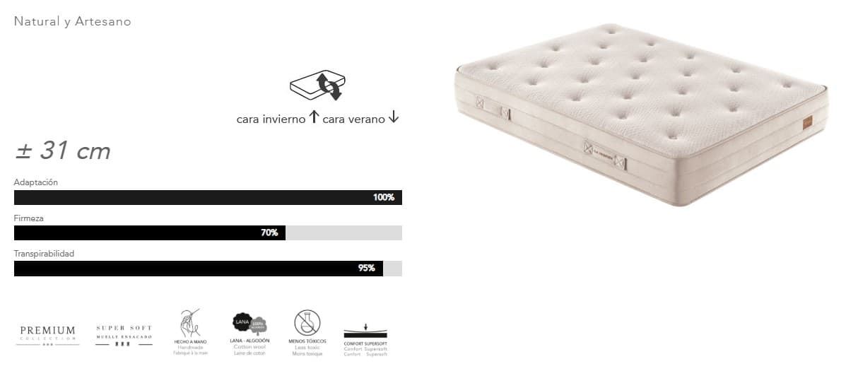 COLCHON ARTESANS LA PREMIERE - Imagen 1