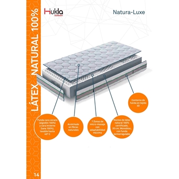 COLCHON LATEX NATURA HUKLA - Imagen 2