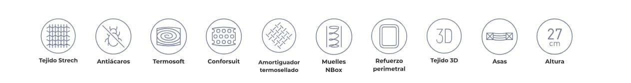 CONFORGAL COLCHON AMBAR - Imagen 2