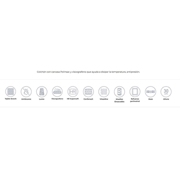 CONFORGAL COLCHÓN  MODELO ORION - Imagen 2