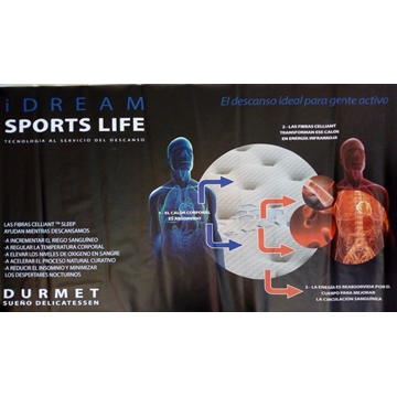 DURMET COLCHON IDREAM SPORTS LIFE - Imagen 2