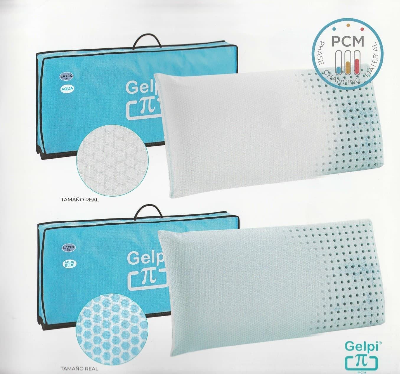 IVORIMATEX ALMOHADA GELPI LATEX GEL VENT AQUA - Imagen 1