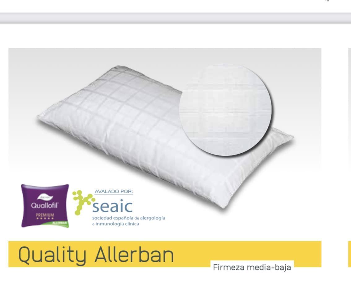 MASH ALMOHADA QUALITY ALLERBAN - Imagen 1