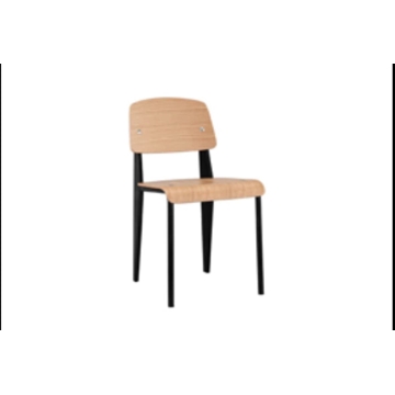 SILLA COMEDOR BECK OAK / NEGRO - Imagen 1