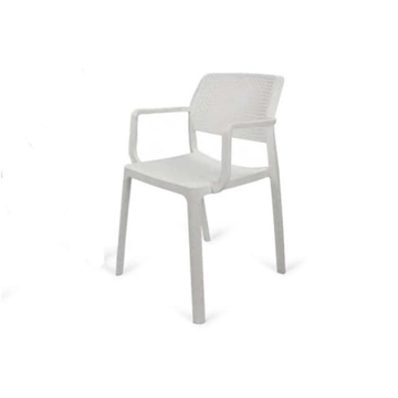 SILLA DE VERANO BLANCA CON BRAZO - Imagen 1