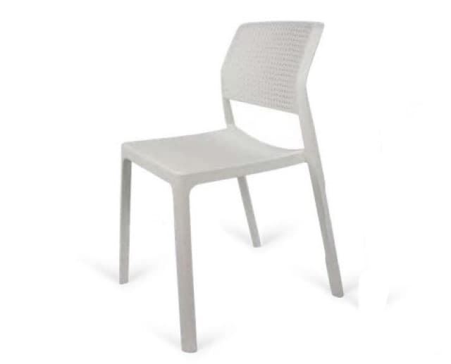 SILLA DE VERANO BLANCA SIN BRAZO - Imagen 1