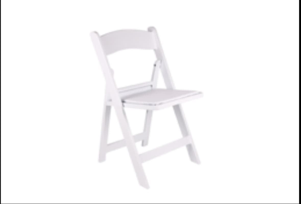 SILLA PLEGABLE CEREMONY BLANCO - Imagen 1