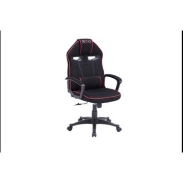 SILLON GIRATORIO NEO ADVANCE REGULABLE EN ALTURA TEJIDO NEGRO - Imagen 1
