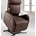 SILLON RELAX ELEVADOR CON MASAJE Y CALOR MODELO LIF CHOCOLATE - Imagen 1