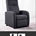 SILLON RELAX LEVANTAPERSONAS TEJIDO BALI GRIS MARENGO JASPEADO - Imagen 1