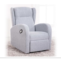 SILLON RELAX TRADE  OREJERO ELEVADOR TEJIDO BALI GRIS PEARL - Imagen 1